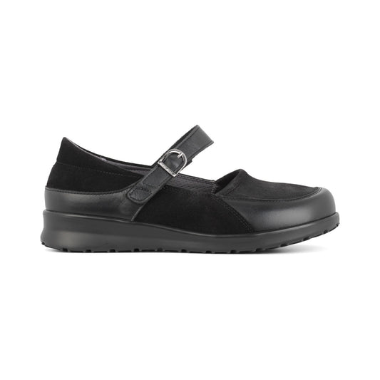 New Feet Ballerina Stretch m/velcro  Sort