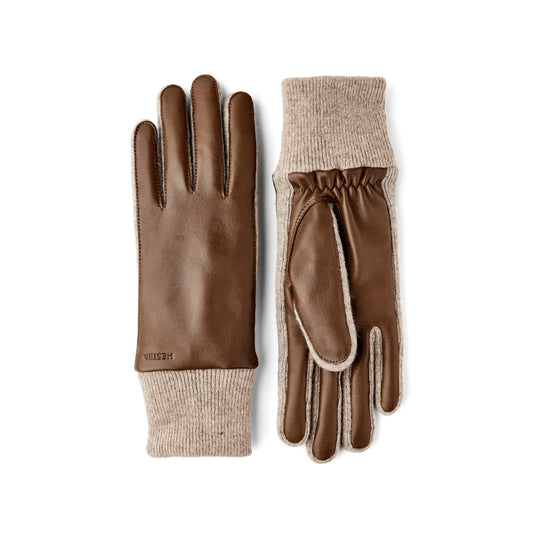 Hestra Dame Skindhandske Jeanne Light Brown