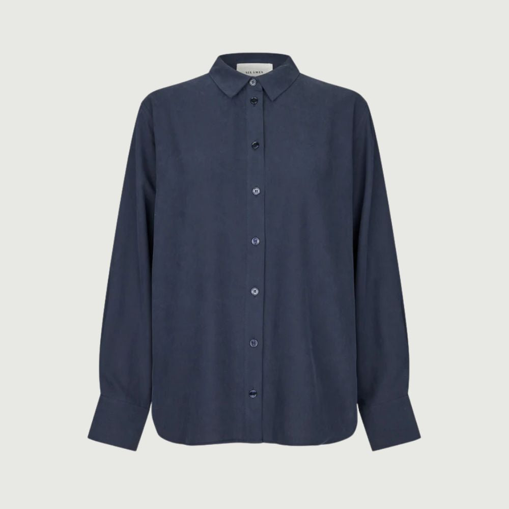 Six Ames SilkeSkjorte Ally Night Sky