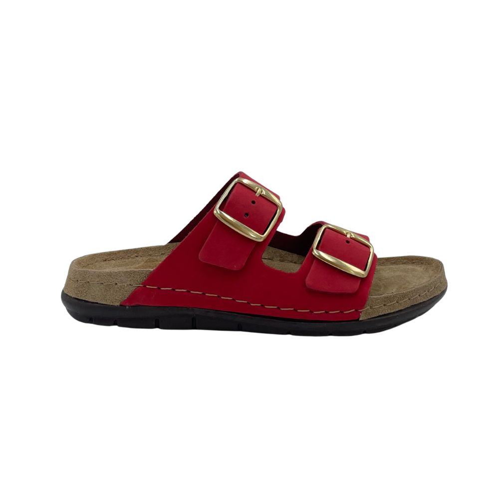 Rohde Biosandal Blød m/2 remme Cherry