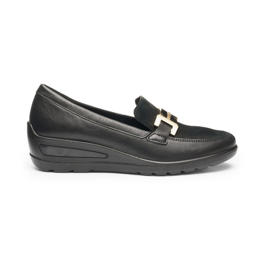 Ara loafer m/kilehæl Zürich Schwarz
