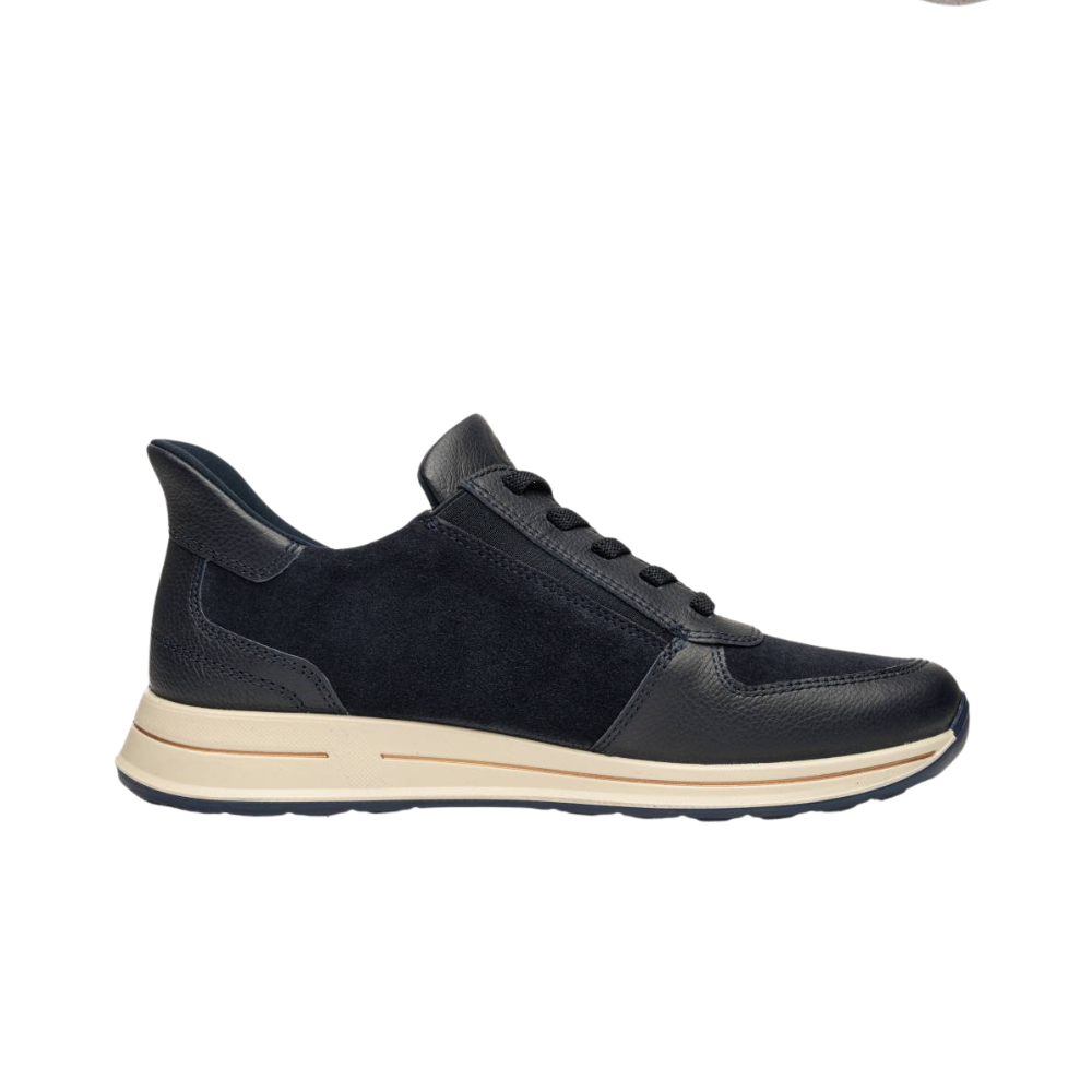 ara sneaker Osaka slip in Blue m/guld kandt
