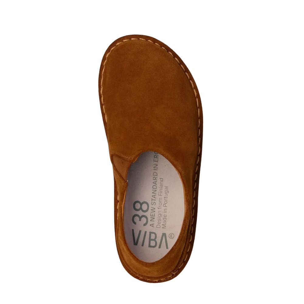 VIBA Tøffel Zuma Bio Suede Tan Brown