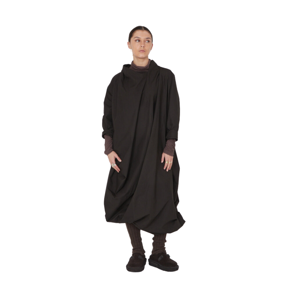 SORT AARHUS MAROK Dress Moro (Mørk brun)
