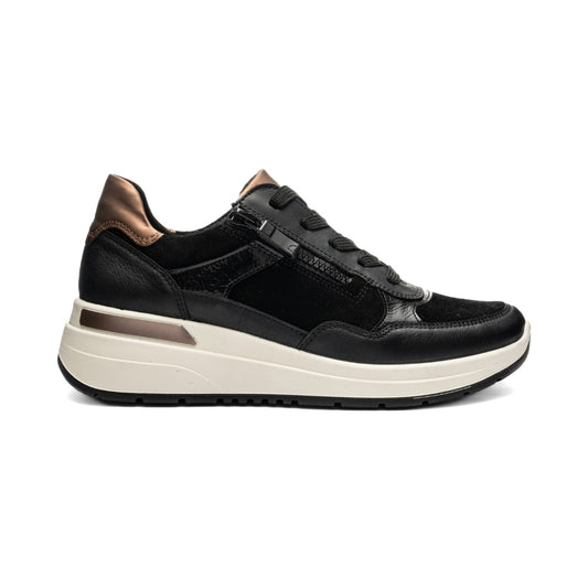 ara Sneaker Garda Schwarz/Nut