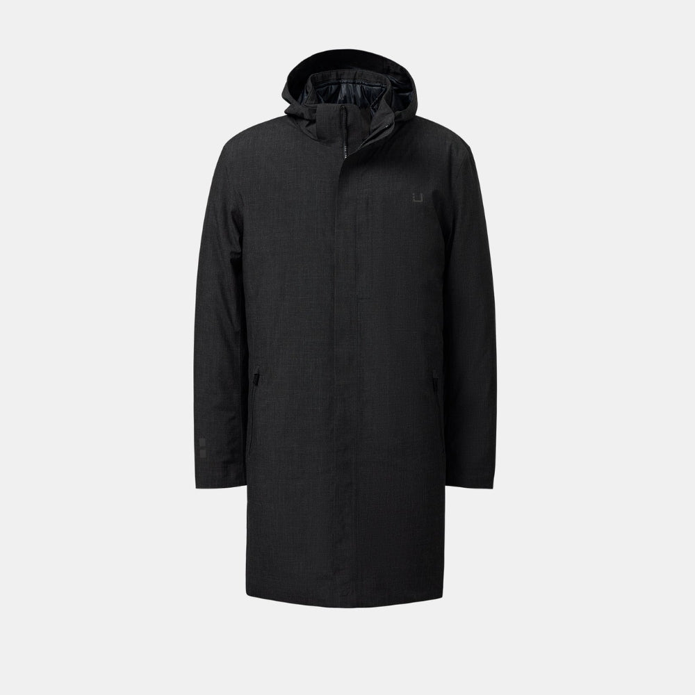 UBR BLACK STORM COAT Charcoal Melange