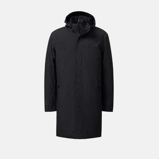 UBR BLACK STORM COAT Charcoal Melange