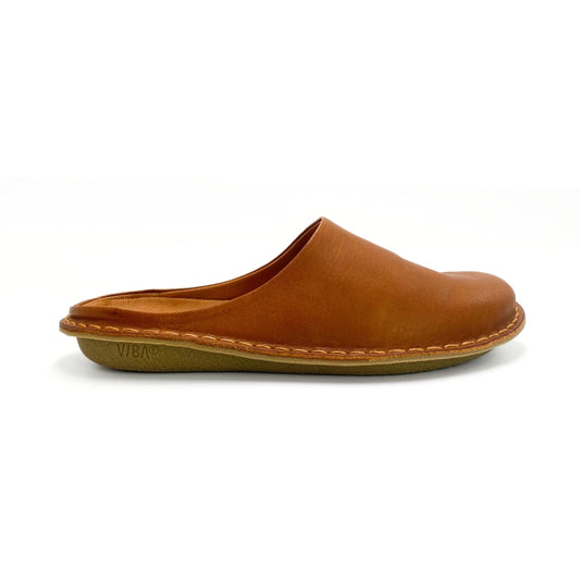 VIBA Tøffel Roma Leather Cognac Brown
