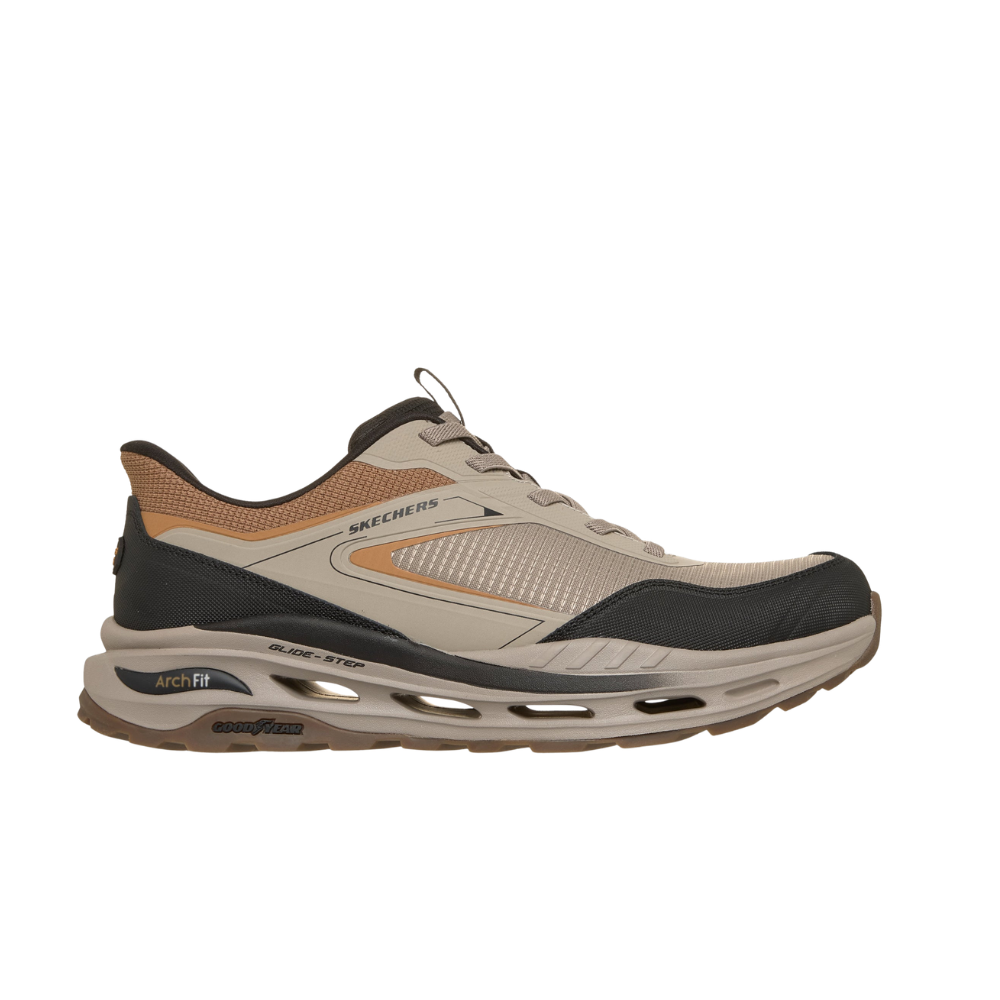 Skechers Herre Sko Slip In Arch Fit Orvan Ultra Talon Taupe/Black