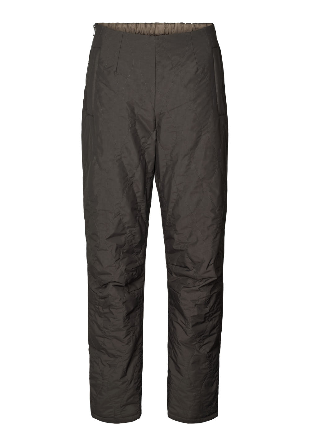 RETHINKIT Quilted Trousers Field Almost Black