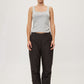 RETHINKIT Quilted Trousers Field Almost Black