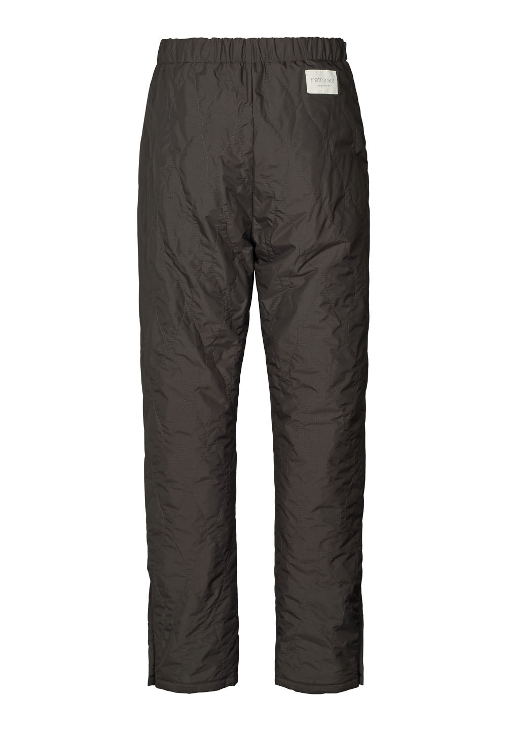 RETHINKIT Quilted Trousers Field Almost Black