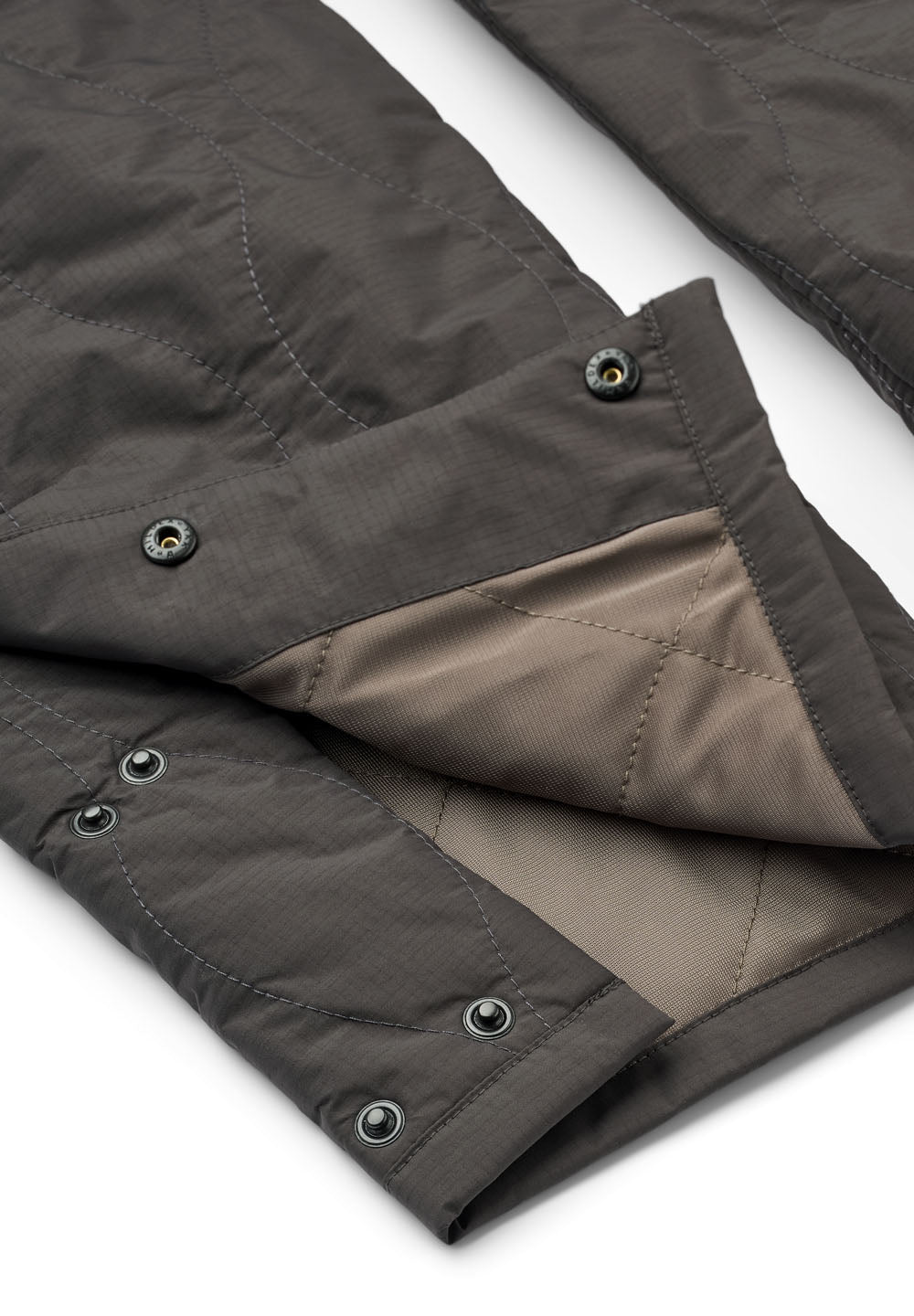RETHINKIT Quilted Trousers Field Almost Black