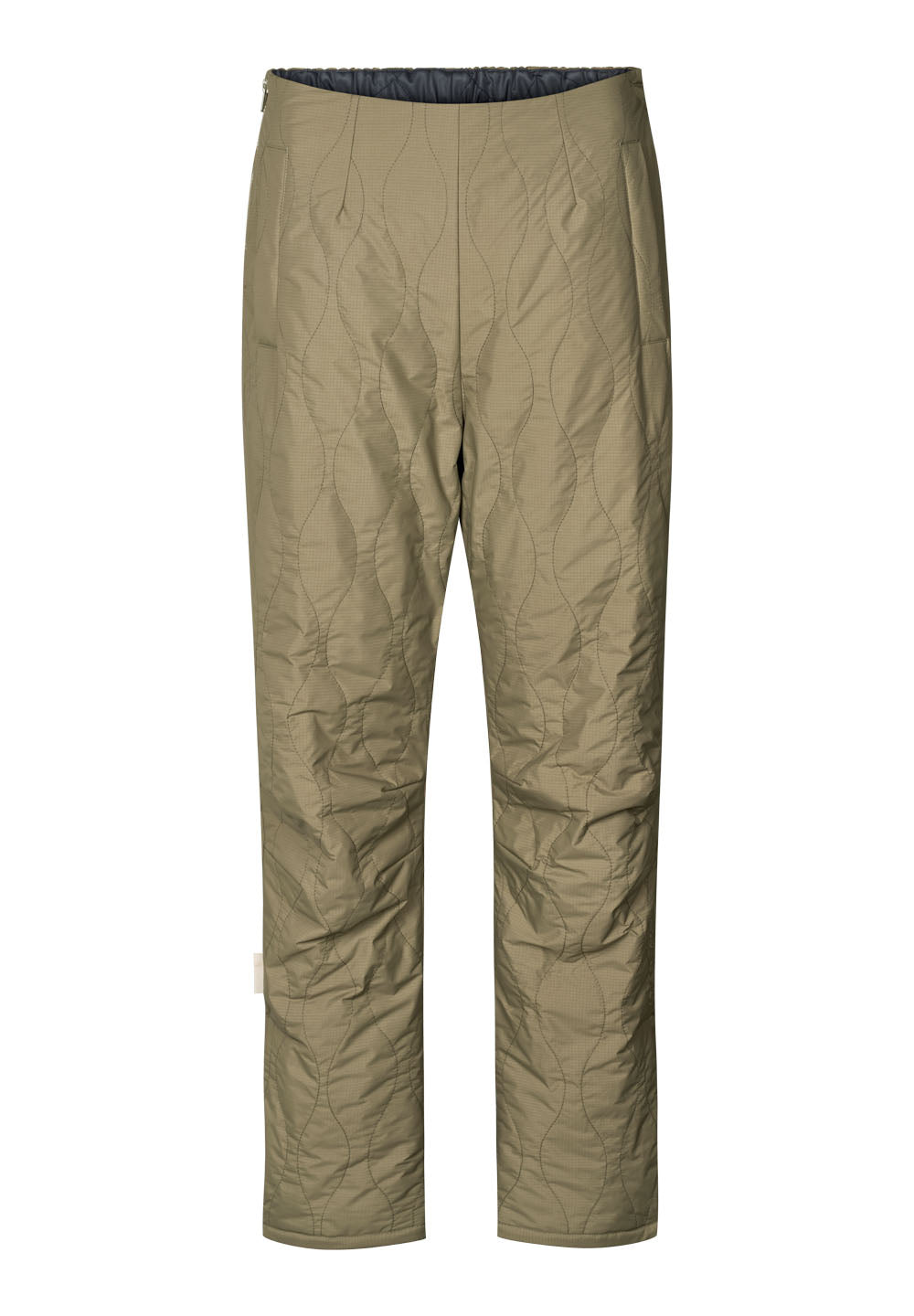 RETHINKIT Quilted Trousers Field Dust Green