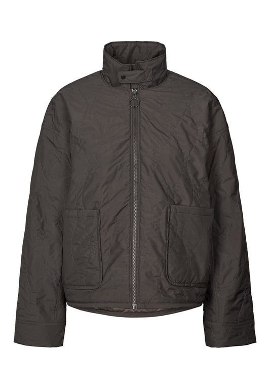 RETHINKIT Quilted Jacket Field Almost Black
