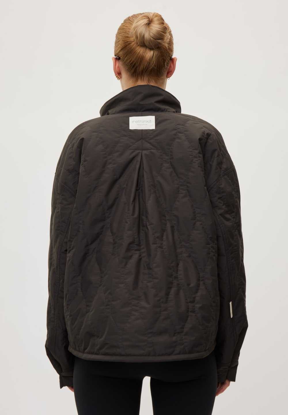 RETHINKIT Quilted Jacket Field Almost Black