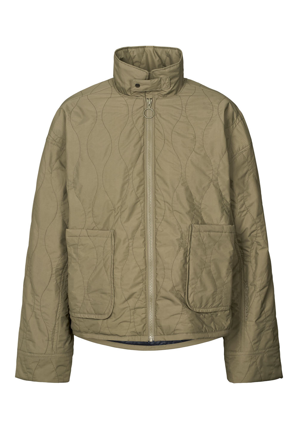 RETHINKIT Quilted Jacket Field Dust Green
