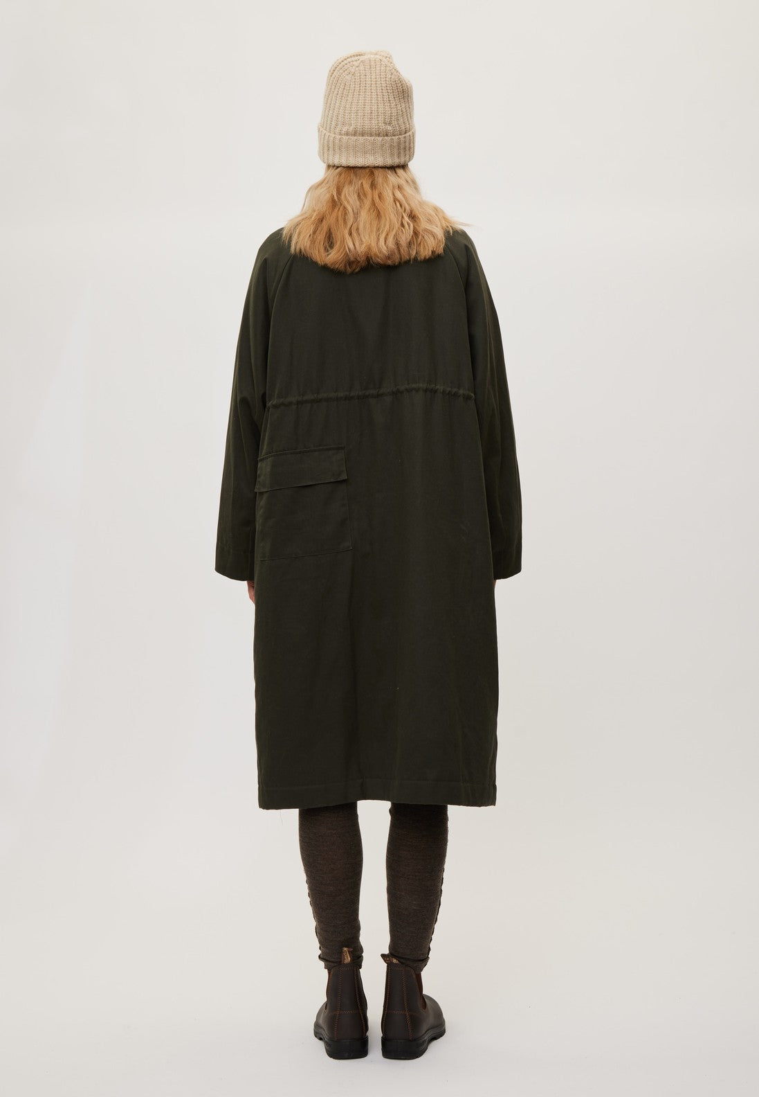 RETHINKIT Waxed Coat Cloudy Dark Soil
