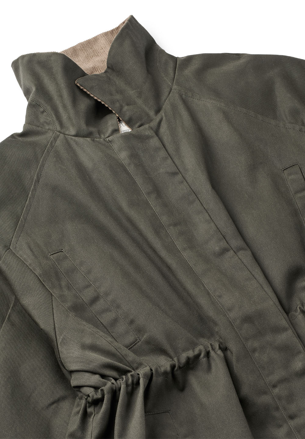 RETHINKIT Waxed Coat Cloudy Dark Soil