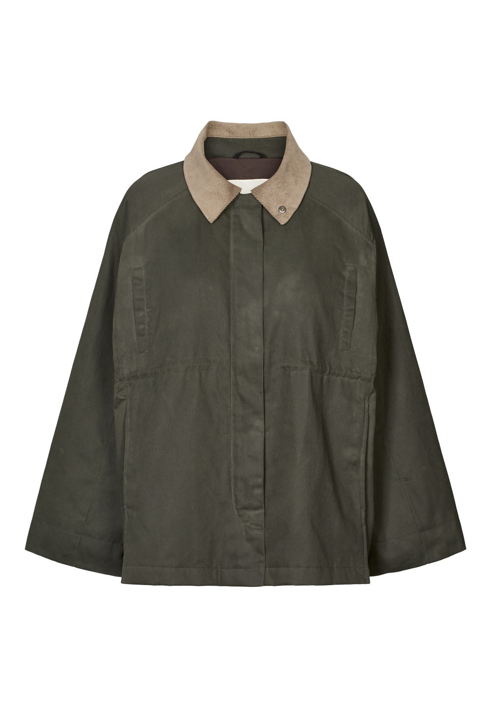RETHINKIT Waxed Jacket Cloudy Dark Soil