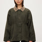 RETHINKIT Waxed Jacket Cloudy Dark Soil