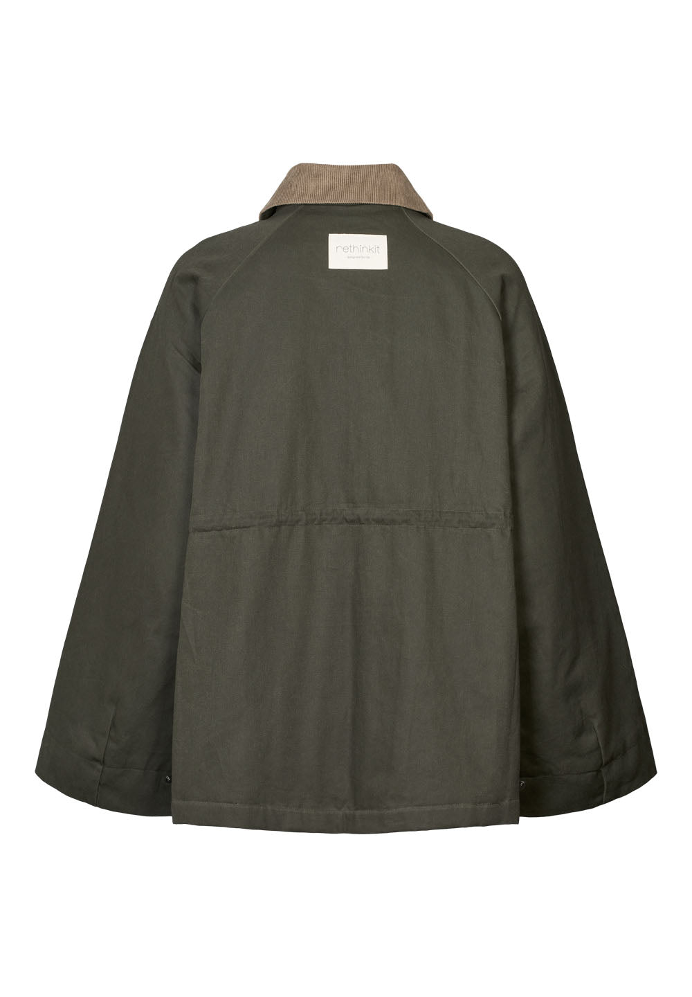 RETHINKIT Waxed Jacket Cloudy Dark Soil