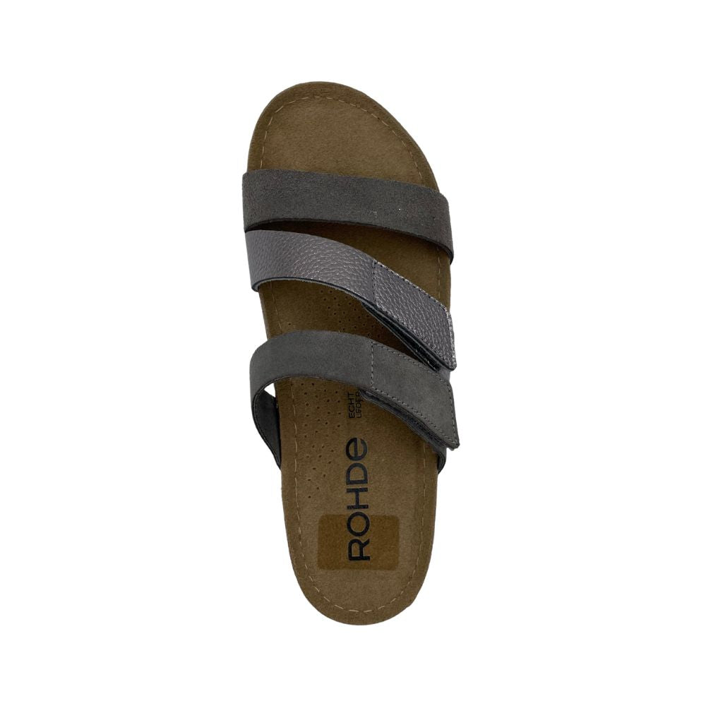 Rohde Biosandal Blød m/velcro Anthrazit