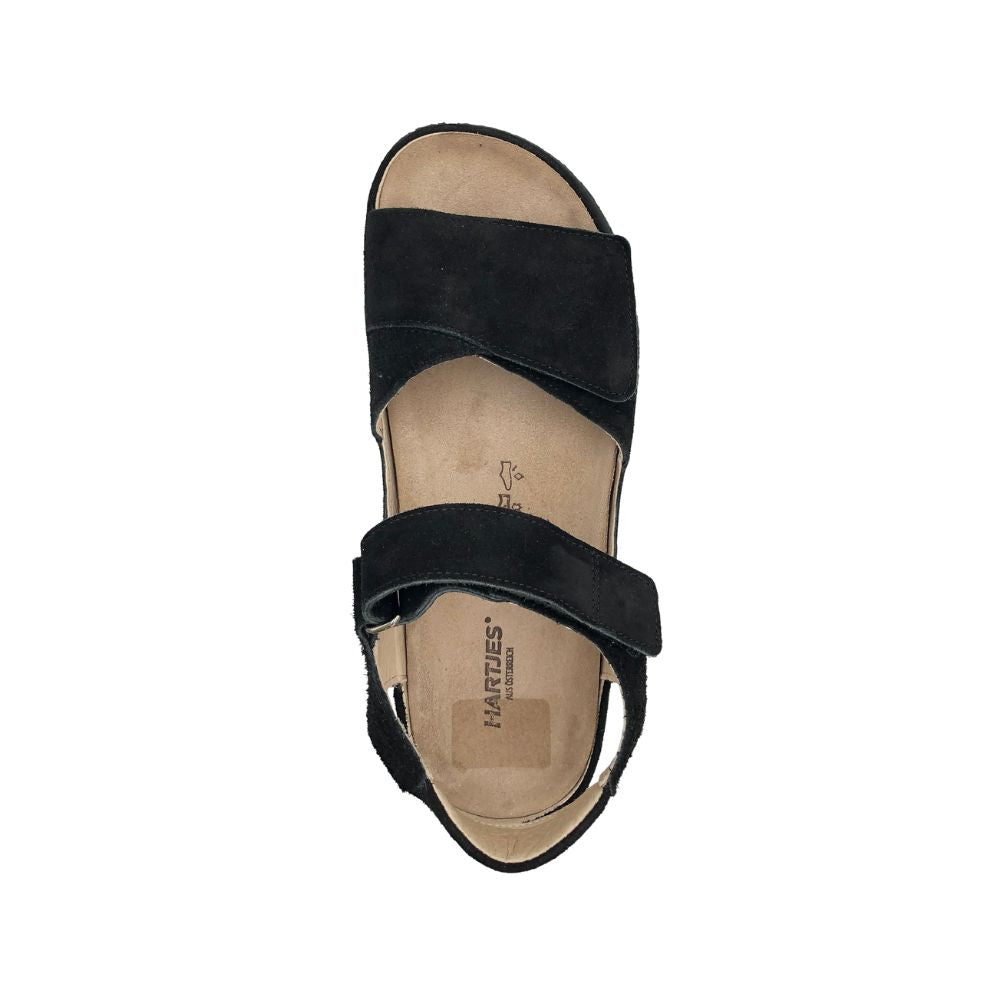 Hartjes Sandal m/velcro Groove Black