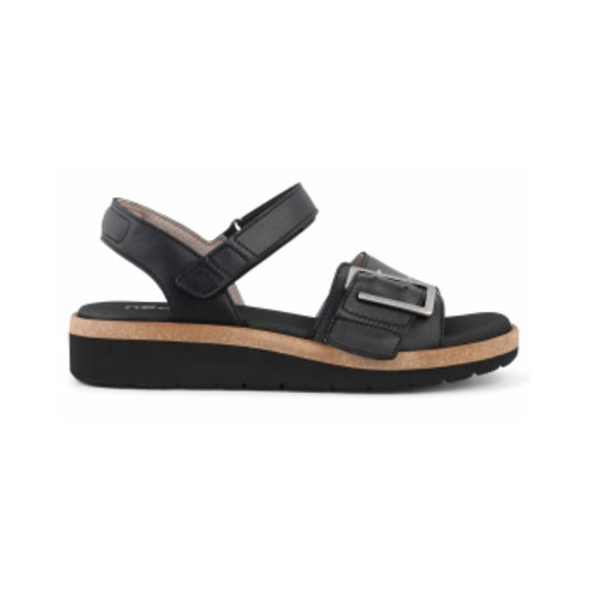 New Feet Sandal m/spænde og velcro Black