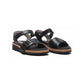New Feet Sandal m/spænde og velcro Black