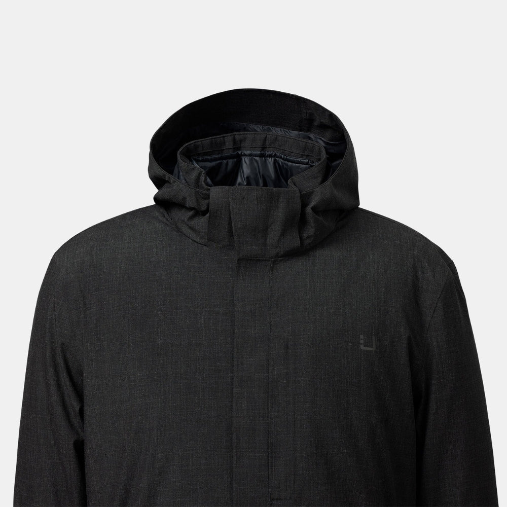 UBR BLACK STORM COAT Charcoal Melange