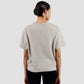 Six Ames Vaskebjørnsstrik Doanna LightGrey Melange