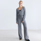 RETHINKIT Wool Pants Keep Me Light Grey Melange