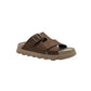 Lofina Slippers m/kryds og spænde Caramello
