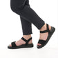 ara sandal Kent m/velcro Schwarz