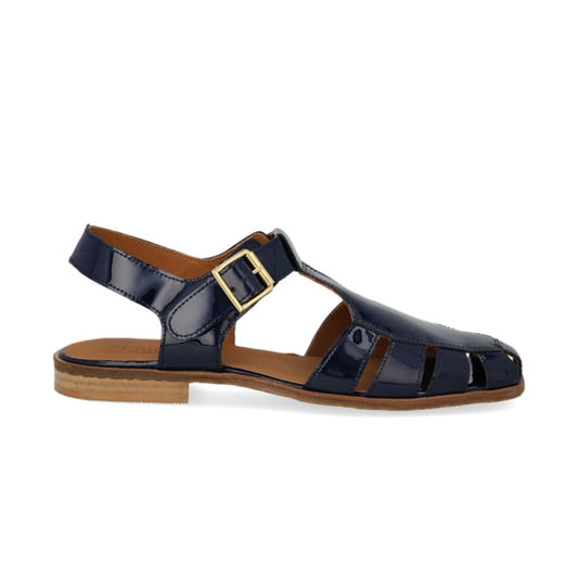 Angulus Fisherman Sandal Flora Lak Navy