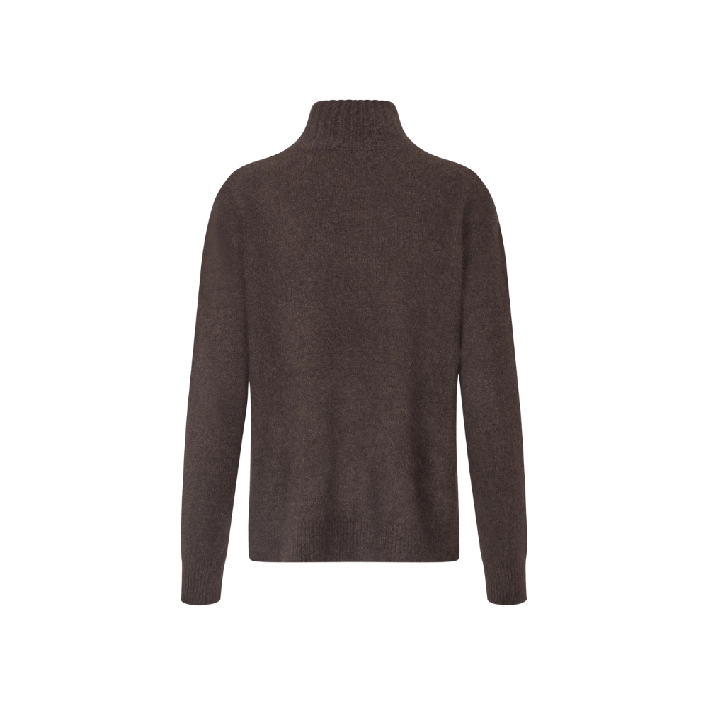 Six Ames Vaskebjørnsstrik Jade Espresso Brown