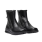 New Feet Dame Støvle m/2Lynlåse Sort