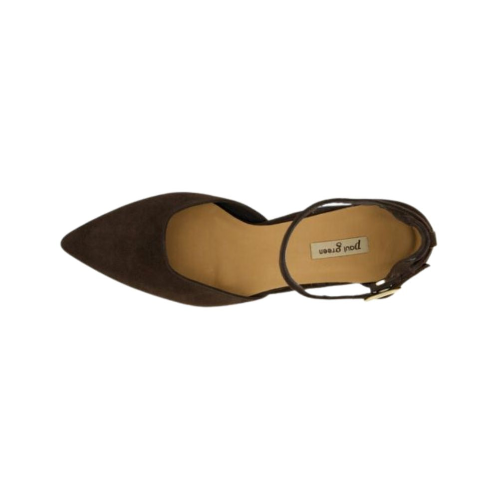 Paul Green Pumps m/ rem Suede Brown/Moro
