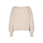 Six Ames Vaskebjørnsstrik Malou Oatmeal Beige