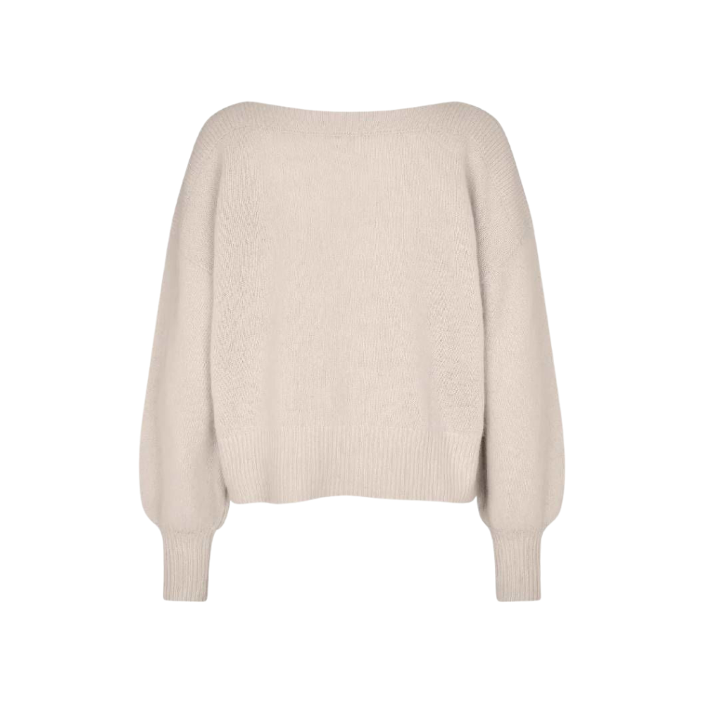 Six Ames Vaskebjørnsstrik Malou Oatmeal Beige