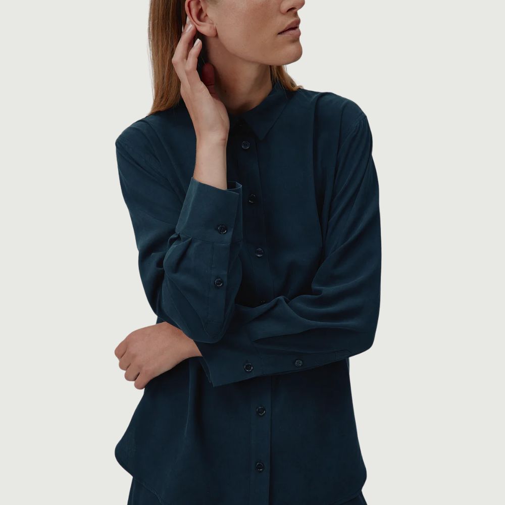 Six Ames SilkeSkjorte Ally Night Sky