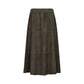 DEPECHE EvelynDEP Suede Skirt Khaki