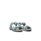 New Feet Sandal m/ velcro Suede Blue