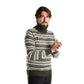 Fuza Wool Men´s Gorm Sweater Olive/White