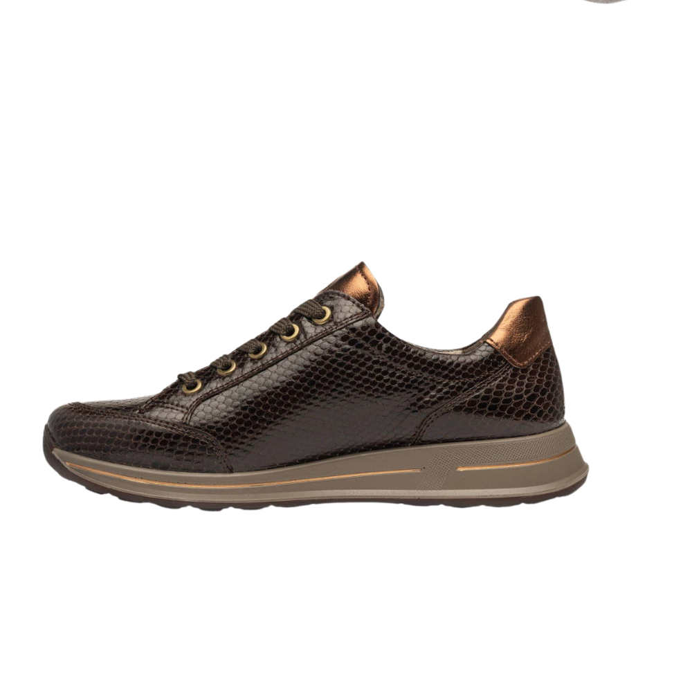 ara sneaker Osaka slip in Snake/Cacao