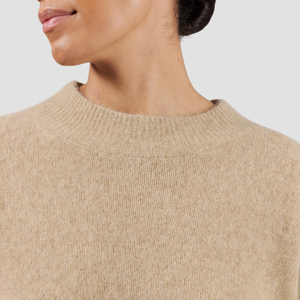 Six Ames Vaskebjørnsstrik Doanna Beige Melange