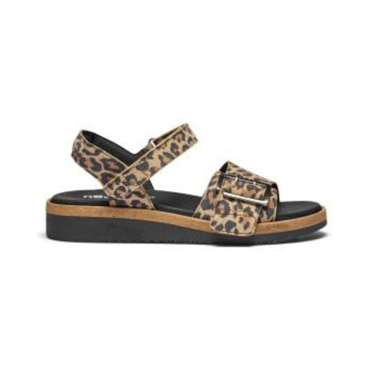 New Feet Sandal m/spænde og velcro Animal Print