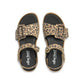 New Feet Sandal m/spænde og velcro Animal Print