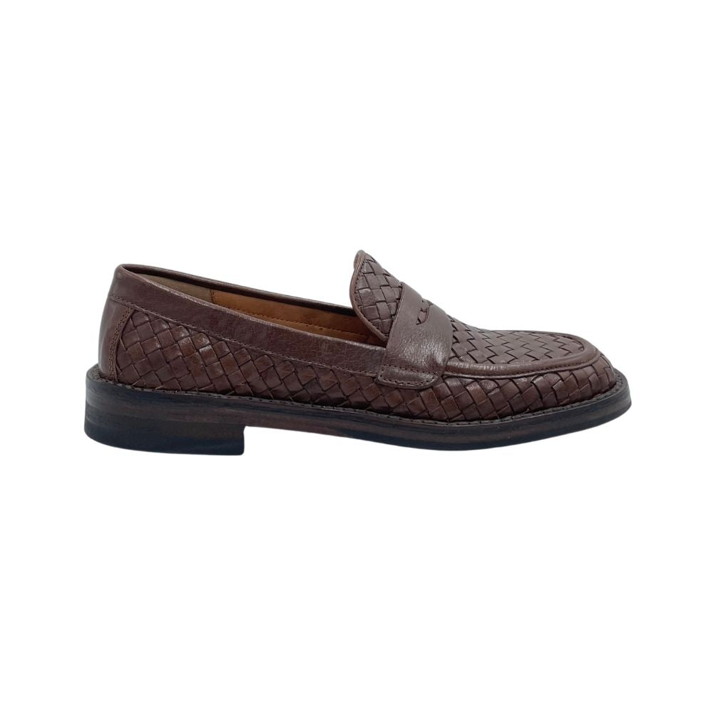 Bubetti Loafer i Flet Tobaksbrun